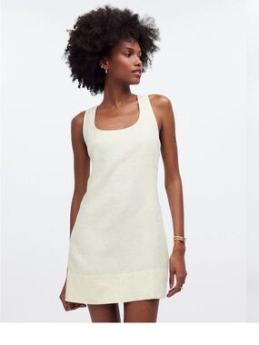 Madewell Pale Yellow Sleeveless Dress